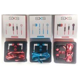 24 Wholesale Sxs Stereo Earphone With Microphone For All Smartphones 3.5mm Plug