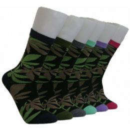 360 Wholesale Women's Marijuana Socks