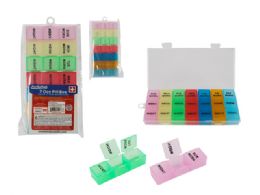144 Pieces 7 Day Pill Box - Pill Boxes and Accesories