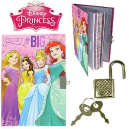 48 Pieces Disney's Princess Diary W/ Lock - Dry Erase