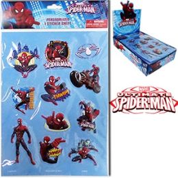 48 Wholesale Spiderman 3d Stickers.