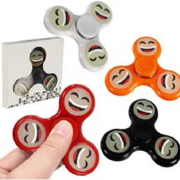 24 Wholesale Emoji Hand Spinners