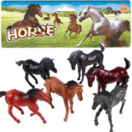 120 Wholesale 6 Piece Vinyl Horse Sets