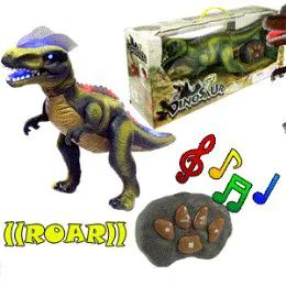 8 of Remote Control Dinosaurs W/sound & Lights.