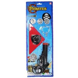 48 Wholesale 8 Piece Pirate World Gun Play Sets.