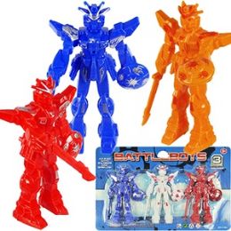 24 Wholesale 3 Piece Battlebot Sets.