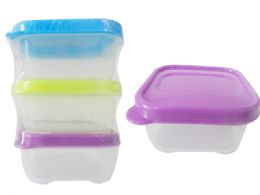 72 Wholesale 3 Piece Food Containers