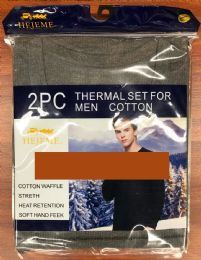 2pc Men Thermal Set Gray Size 2xl