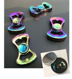 20 Wholesale Fidget Spinner [rainbow Metal Bow Tie]