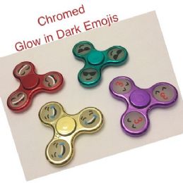 20 Wholesale Fidget Spinner [shiny Emoji] *gloW-In Dark Emoji