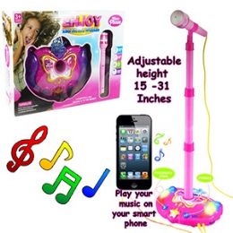 12 Bulk Battery Operated Microphones W/lights & Sound