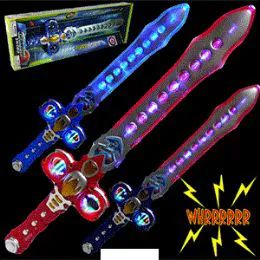 12 Wholesale Flashing Galaxy Battle Swords W/sound & Lights