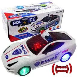 36 Wholesale BumP-N-Go Flashing Police Cars W/ Sound