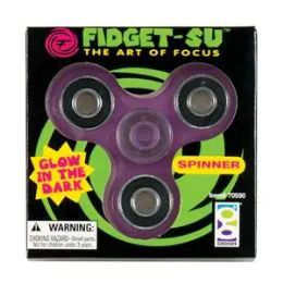 12 Wholesale FidgeT-Su GloW-IN-ThE-Dark Spinner
