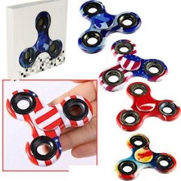 12 Bulk Super Quality! Vintage / Camoflage Hand Spinners.