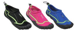30 Pairs Womans Aqua Shoes Assorted Color - Women's Aqua Socks