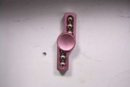 96 Wholesale Fidget Spinner Fingertips Gyro Aluminum With Steel BalL-Pink