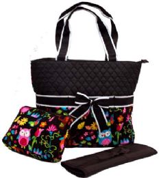 12 Wholesale "orI-Ori" Quilted Mommy Bag Owl