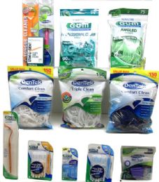 100 Pieces Dentek And Gum Assorted Products - Toothbrushes and Toothpaste