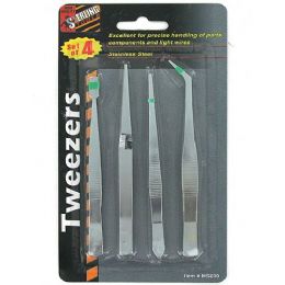 72 Pieces Industrial Tweezers Set - Scissors and Tweezers