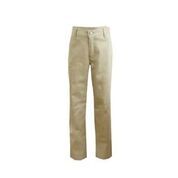 24 of Junior's Girl's Stretch Straight Leg Curve Pocket Pants In Khaki Size 1/2
