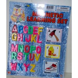 72 Pieces Magnetic Letters & Picture Cards - Refrigerator Magnets