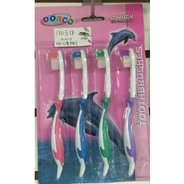 72 Pieces Kids' Toothbrushes - 4 Pack - Toothbrushes and Toothpaste