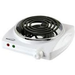8 Pieces Brentwood Electric Burner - White 1200 Watt - Electrical