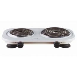 8 Pieces Twin Electric Burner - White - Electrical