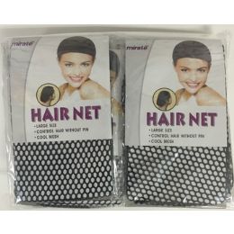 72 Wholesale Mesh Hair Net - Black