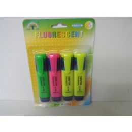 144 Wholesale 4 Piece Highlighter Set