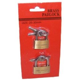 72 Pieces Brass Mini Padlocks - Padlocks and Combination Locks