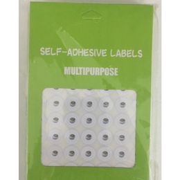 72 of 300 Self Adhesive White Reinforcement Labels