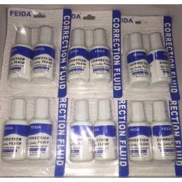72 Units of 2 Pack Correction Fluid - Correction Items