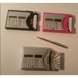 48 Pieces Calculator With Business Card Dispenser & Pen - Calculators
