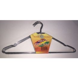 60 Wholesale 6 Pack Stainless Steel Strong Metal Wire Hangers