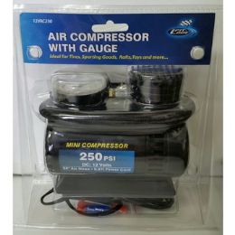 12 Pieces Air Compressor With Gauge - Electrical