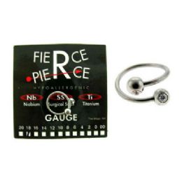 60 Pieces Surgical Steel Body Jewel, 18 Gauge - Body Jewelry