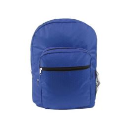 24 Wholesale 17" Backpack In Royal Blue