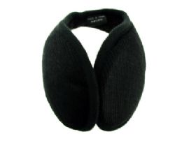 48 Pieces Earmuff With A Band That Goes Behind The Head With A Small Plaid Print - Ear Warmers