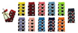 48 Wholesale Assorted Colored Thigh High Socks With Argyle Print