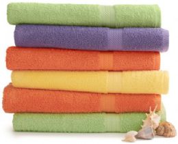 24 Wholesale Martex Staybright Solid Color Luxury Bath Towel 30 X 54 Yellow
