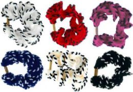 72 Pieces Assorted Color Scrunchies - Hair Scrunchies