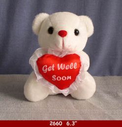 48 Pieces 6.3' Get Well Soon Bear - Plush Toys