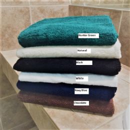 6 Wholesale Plush Loop Terry Bath Towel Dobby Hem Long Lasting Soft And Durable In Hunter Green