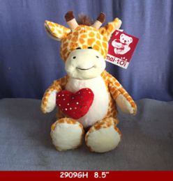 24 Wholesale 8.5" Plush Toy Giraffe