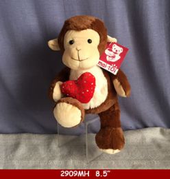 24 Wholesale Monkey With Red Heart