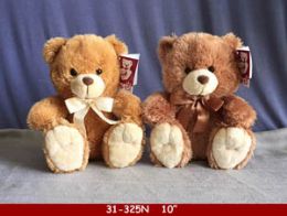 24 Units of 10" Beige And Brown Plush Bear - Plush Toys