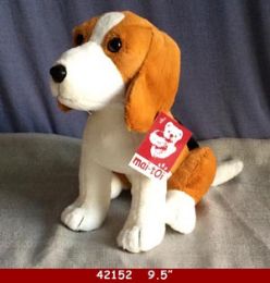 18 Units of 9.5" Beagle Dog - Plush Toys