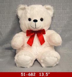 25 Units of Soft White Plush Hug Bear - Plush Toys